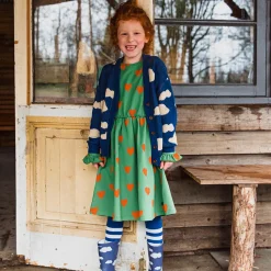 CARLIJNQ Overalls & Jumpsuits> Hearts - Oversized Velvet Skater Dress With Ruffles