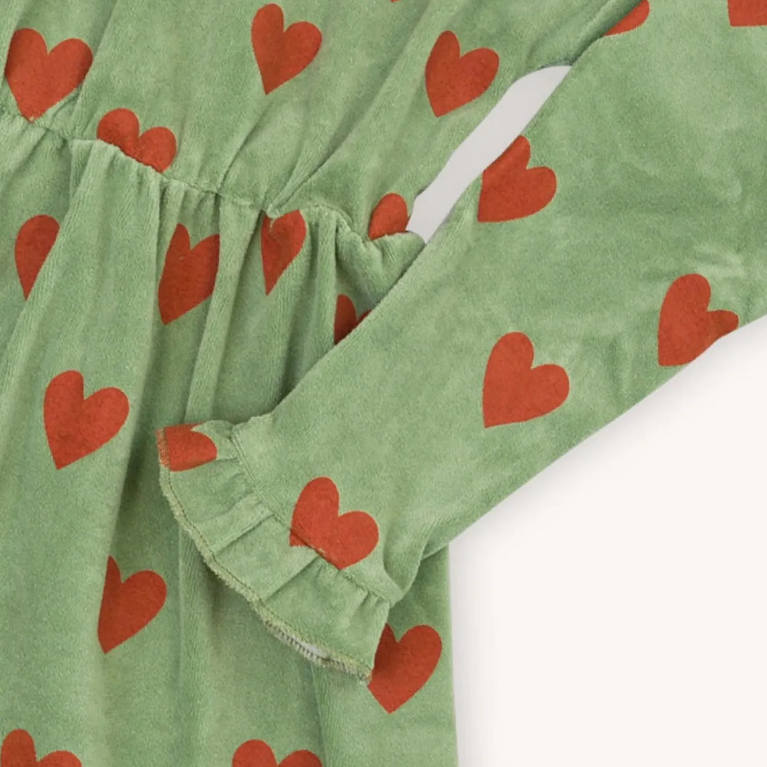 CARLIJNQ Overalls & Jumpsuits> Hearts - Oversized Velvet Skater Dress With Ruffles