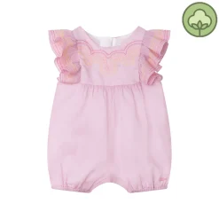 Chloé Kids Onesies>Chloe Kids Baby Girl Lilac Onesie Pink
