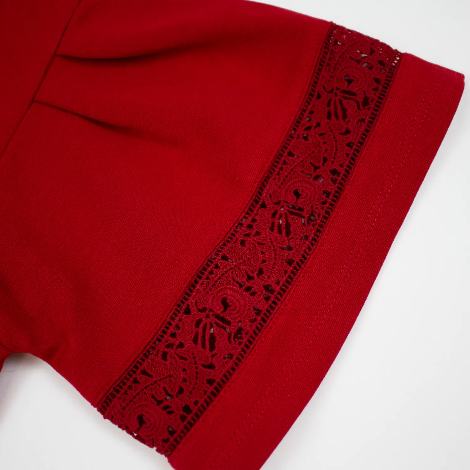 Chloé Kids Overalls & Jumpsuits>Chloe Kids Girls Red Milano Knitted Dress