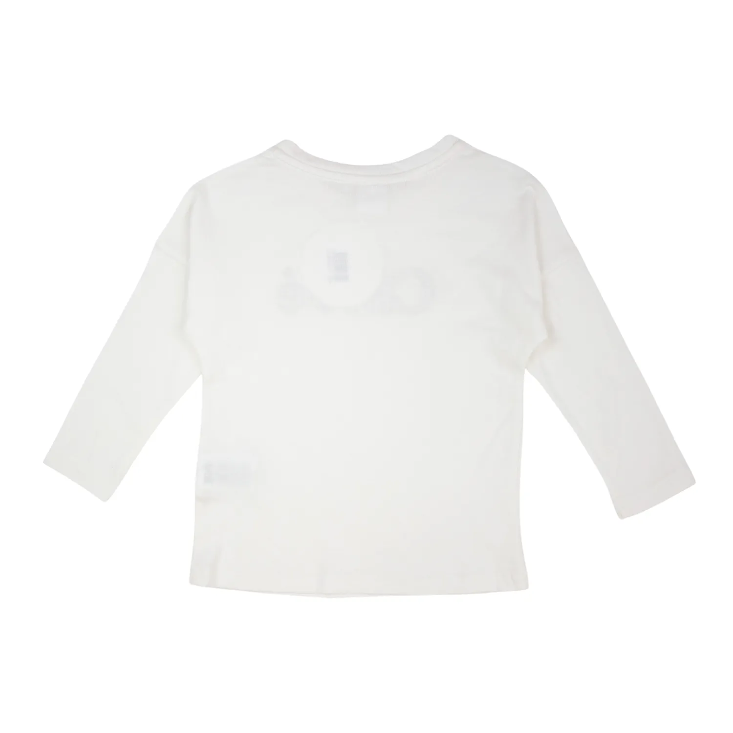 Chloé Kids Blouses>Chloe Kids Girls White Logo Print Long Sleeve T-Shirt