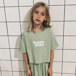 Cos I Said So Long Sleeve T Shirts> Happy Hour Crop Top