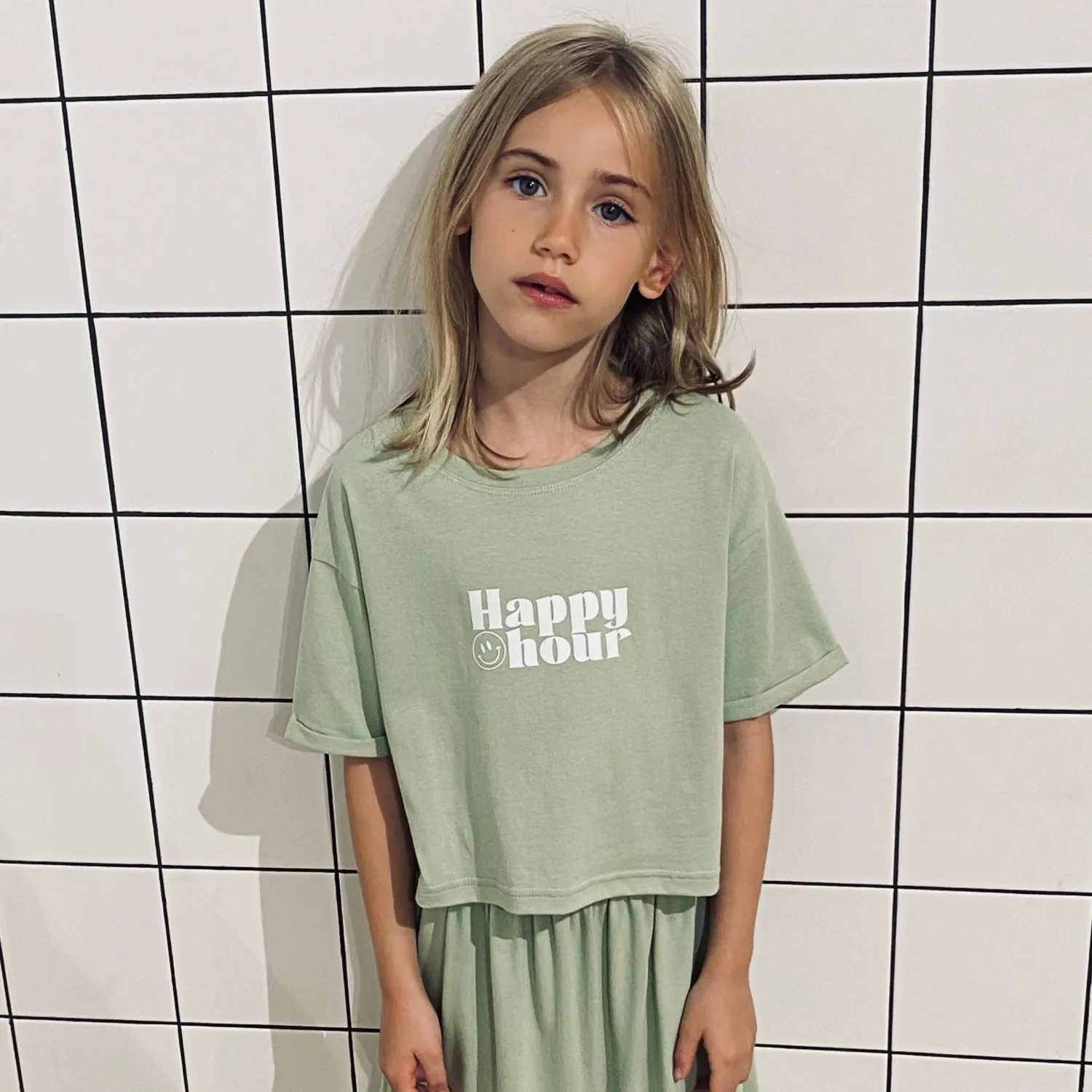 Cos I Said So Long Sleeve T Shirts> Happy Hour Crop Top