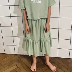 Cos I Said So Dresses> Volant Skirt Reseda
