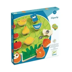 Djeco Face Masks> Clipaclip Snapping/Sequencing Wooden Skill Boards