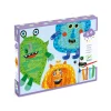 Djeco Face Masks> Collage Craft Kit - Happy Monsters