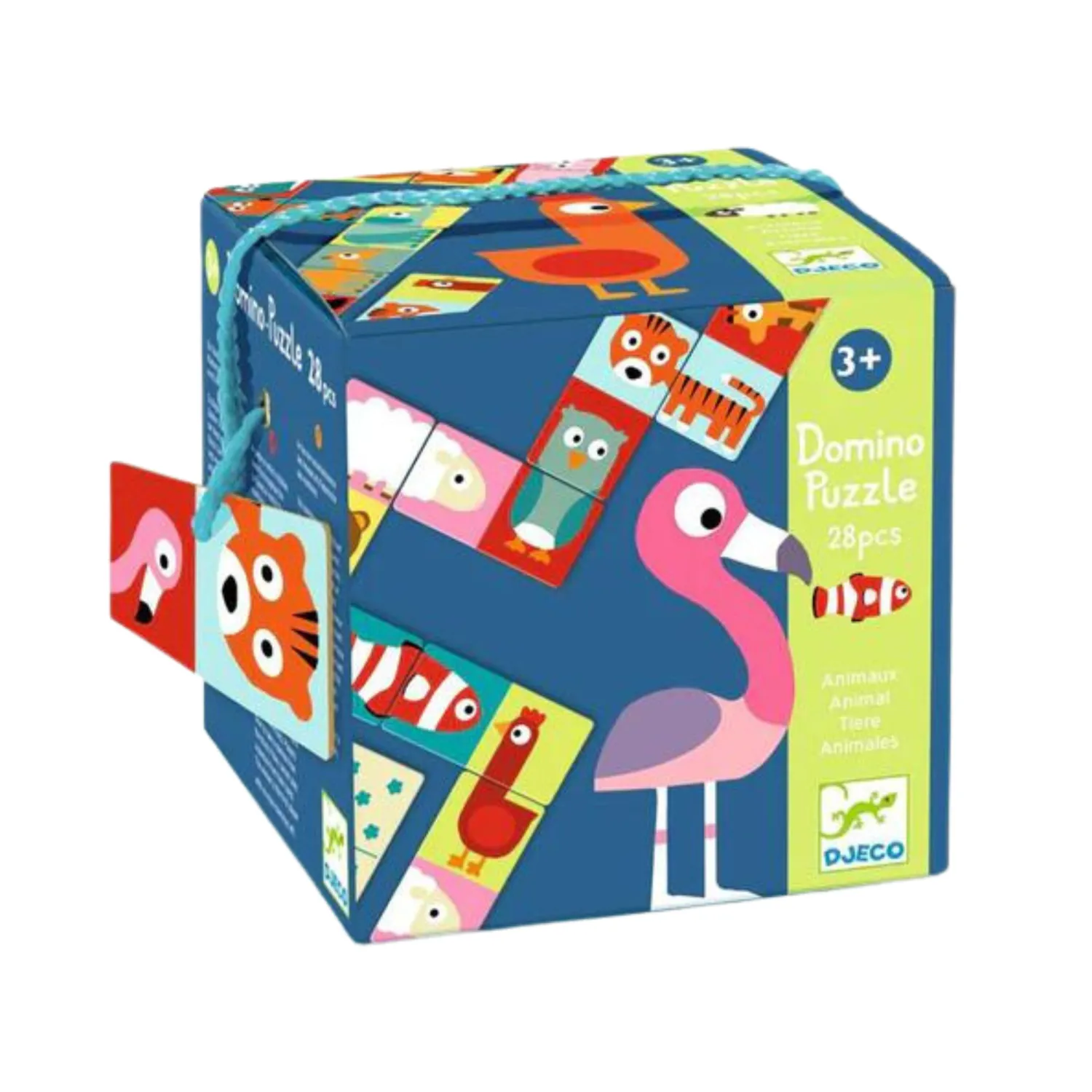 Djeco Face Masks> First Games Animo - Puzzle Domino