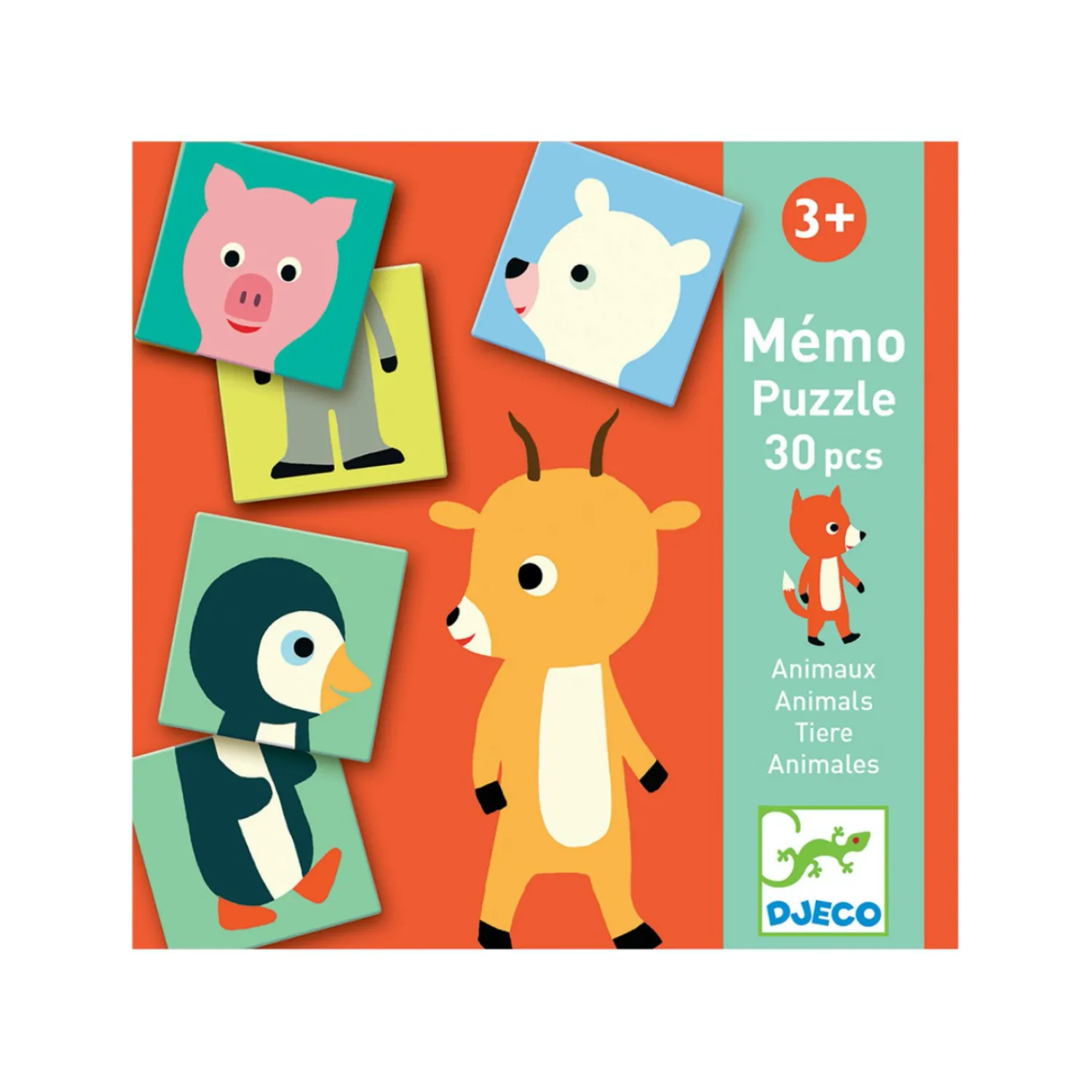 Djeco Face Masks> First Games Animo-Puzzle Memo