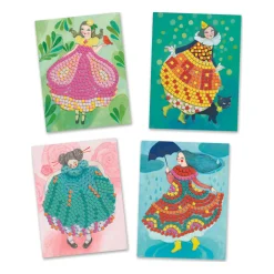 Djeco Face Masks> Le Grand Artist Mosaics Party Dresses
