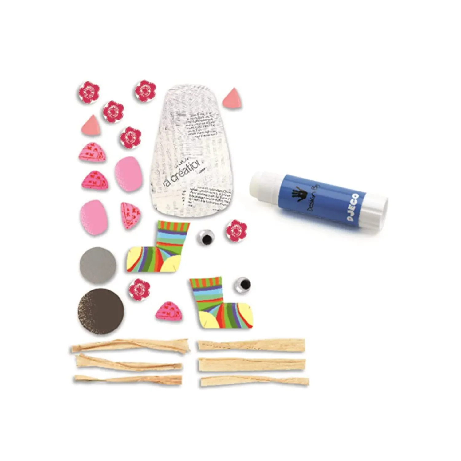 Djeco Face Masks> Le Petit Artist Collage Kits - For Little Ones