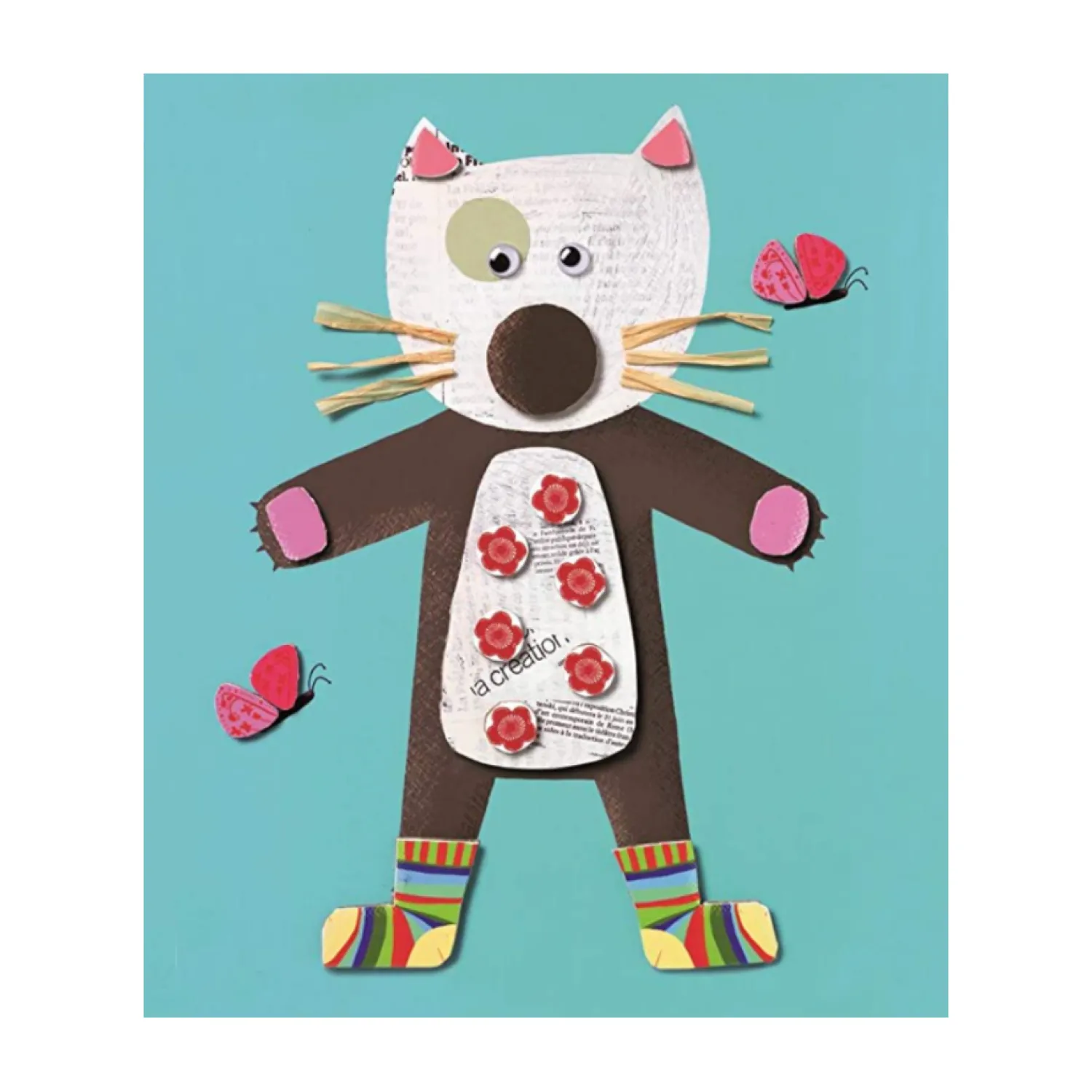 Djeco Face Masks> Le Petit Artist Collage Kits - For Little Ones