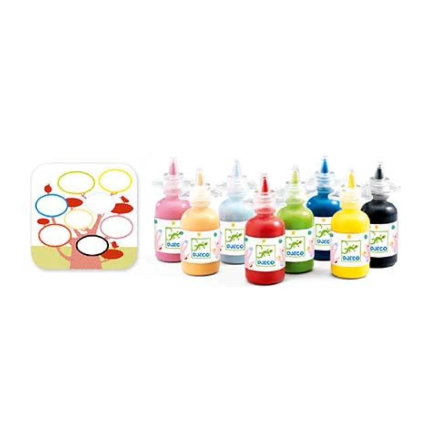Djeco Face Masks> Le Petit Artist Finger Paint Tracks