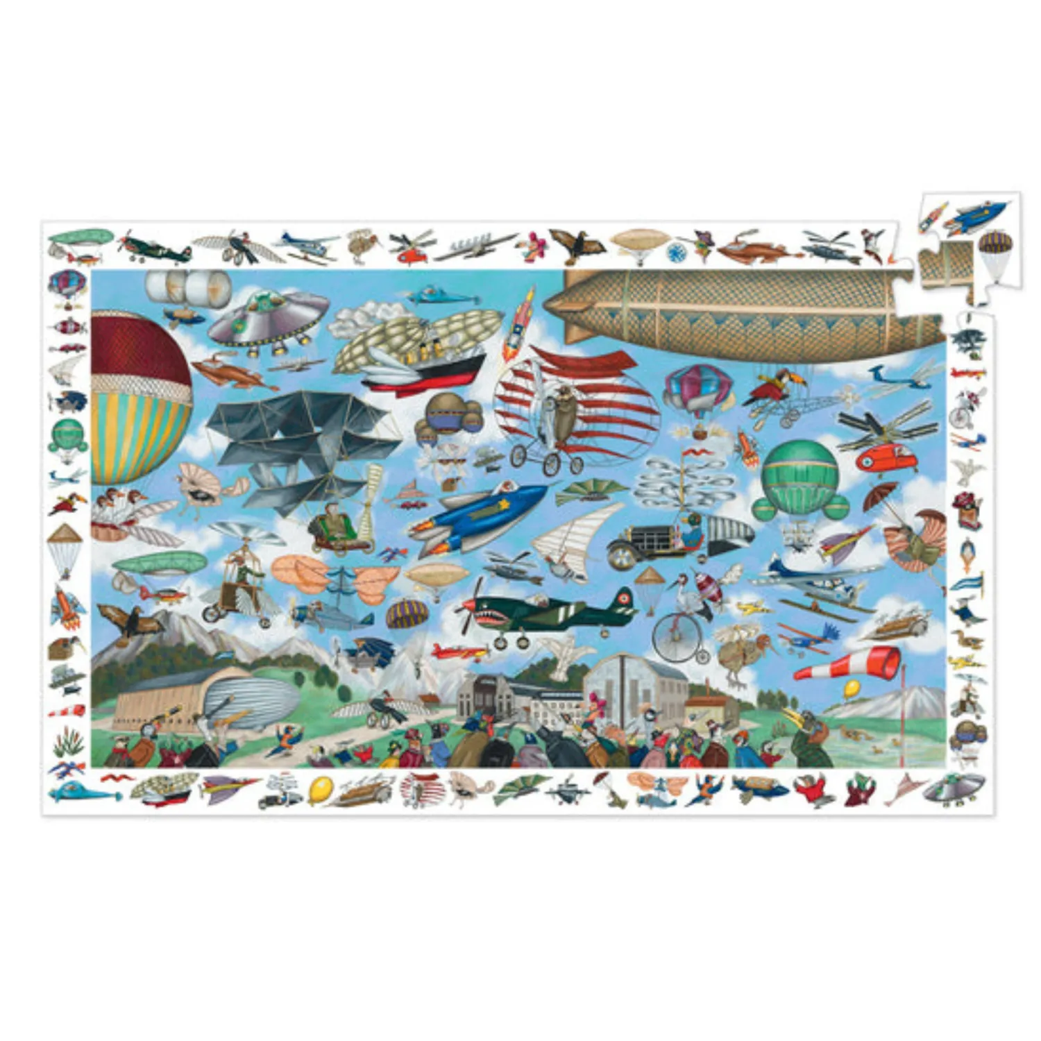 Djeco Face Masks> Observation Aero Club Puzzle 200Pcs