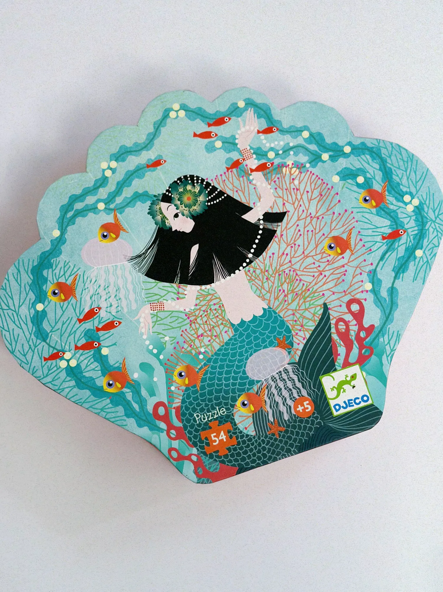 Djeco Face Masks> Silhouette Aquatic Paradise Puzzles