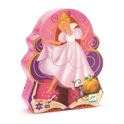 Djeco Face Masks> Silhouette Mini Puzzles Cinderella