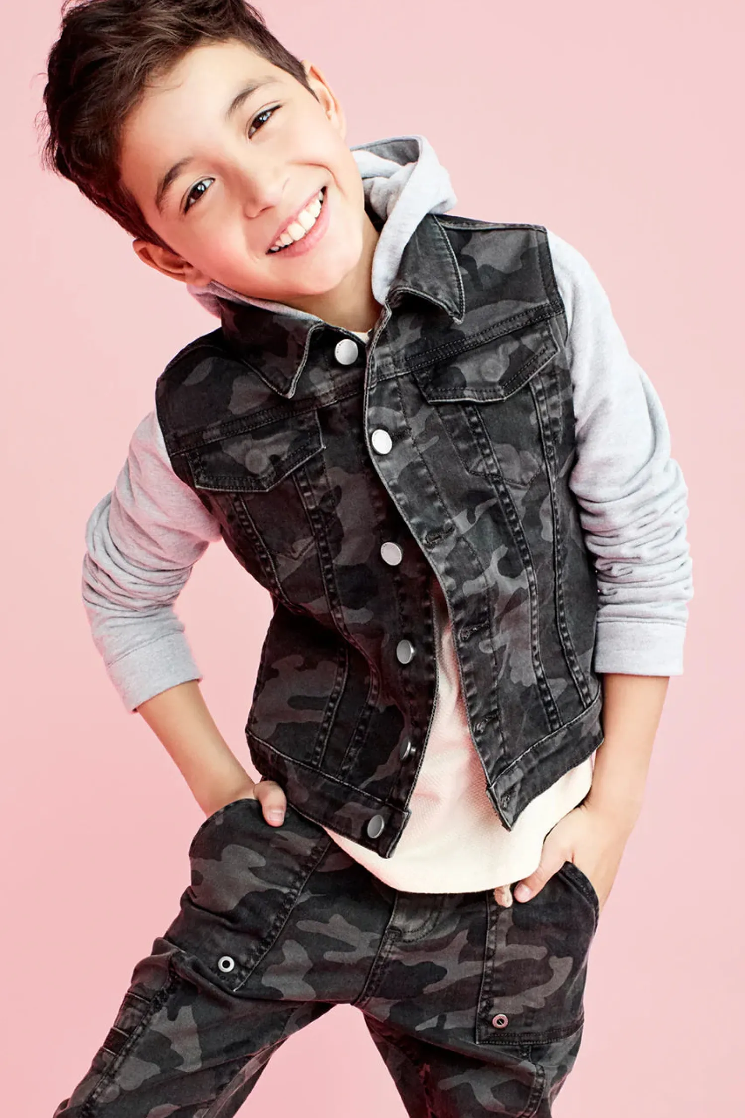 DL1961 Jackets> Kids Boys Manning Camo Jacket