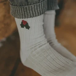 Donsje Socks> Lala Socks | Holly | Olive Grey