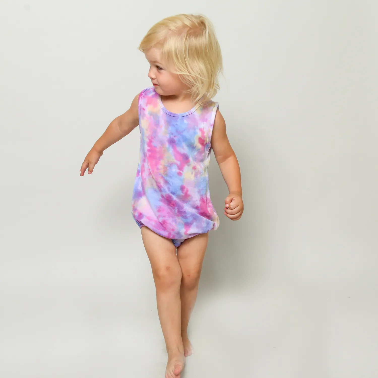 Fairwell Kids Rompers> Terra Bubble Baby Romper, In Aura