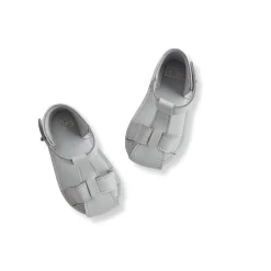 ili + charlie Shoes> T-Strap Sandals Grey* Final Sale