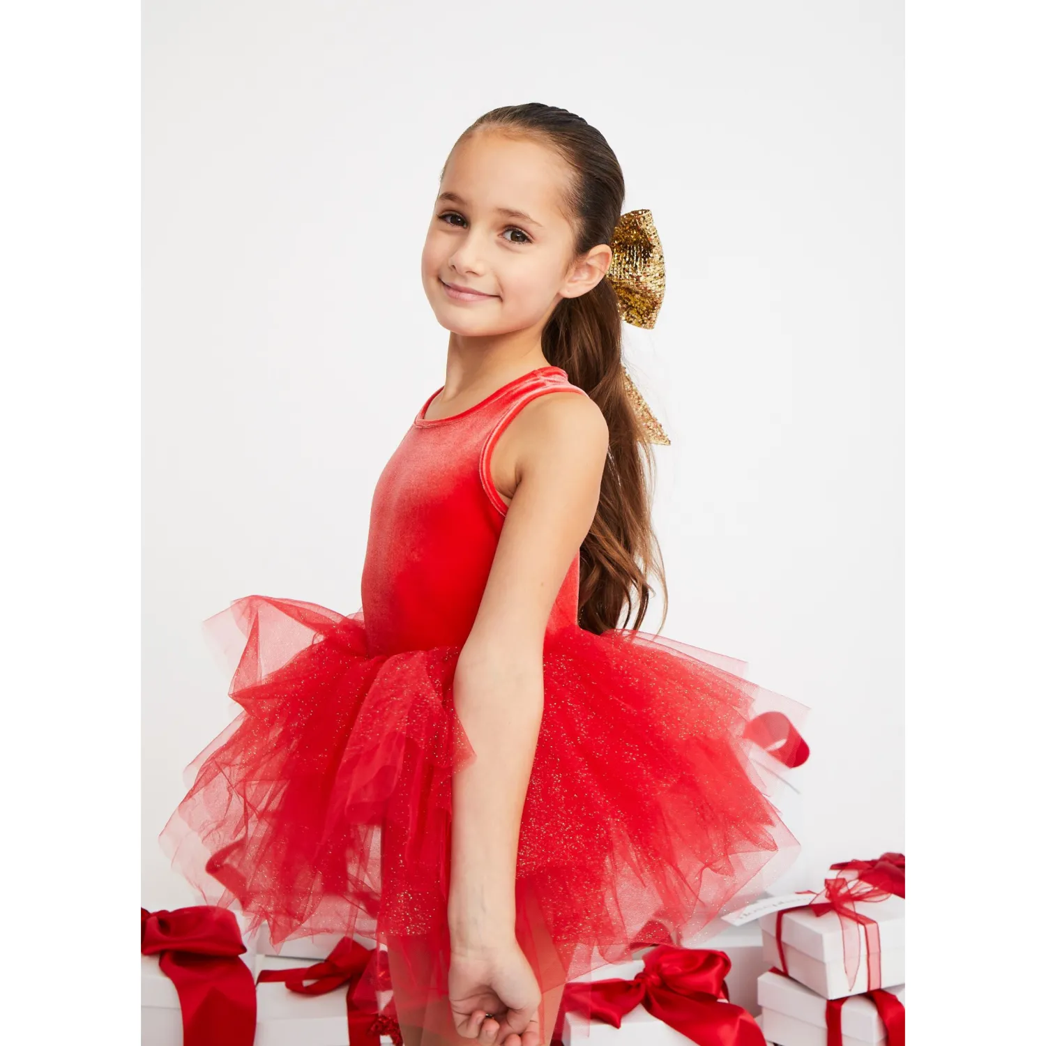 iloveplum Overalls & Jumpsuits> B.A.E. Velvet Tutu Dress Red