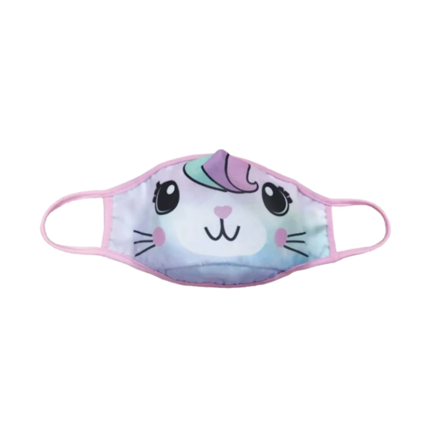iscream T Shirts> Caticorn Reversible Face Mask Kid'S