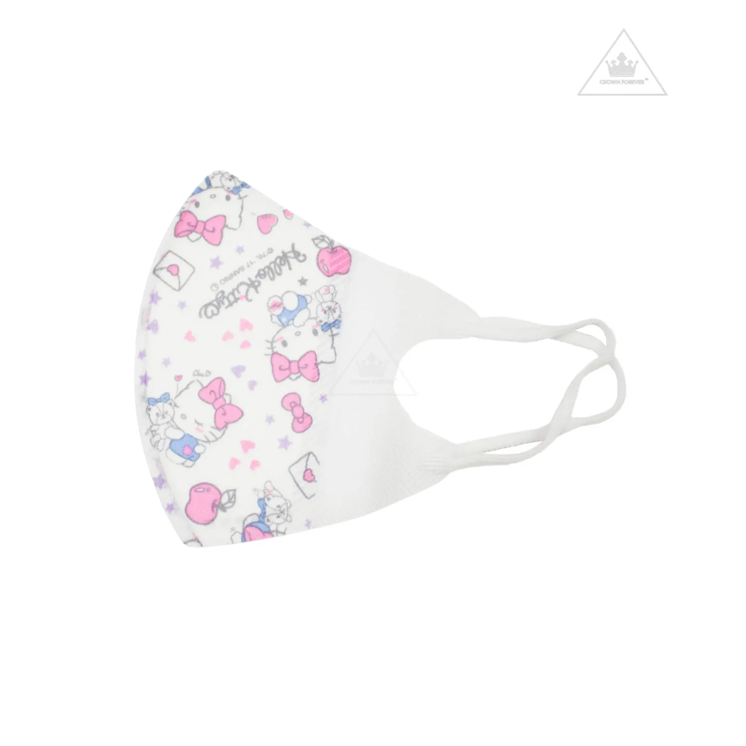 Crown Forever T Shirts>Kids Face Mask Hello Kitty Pink|Red