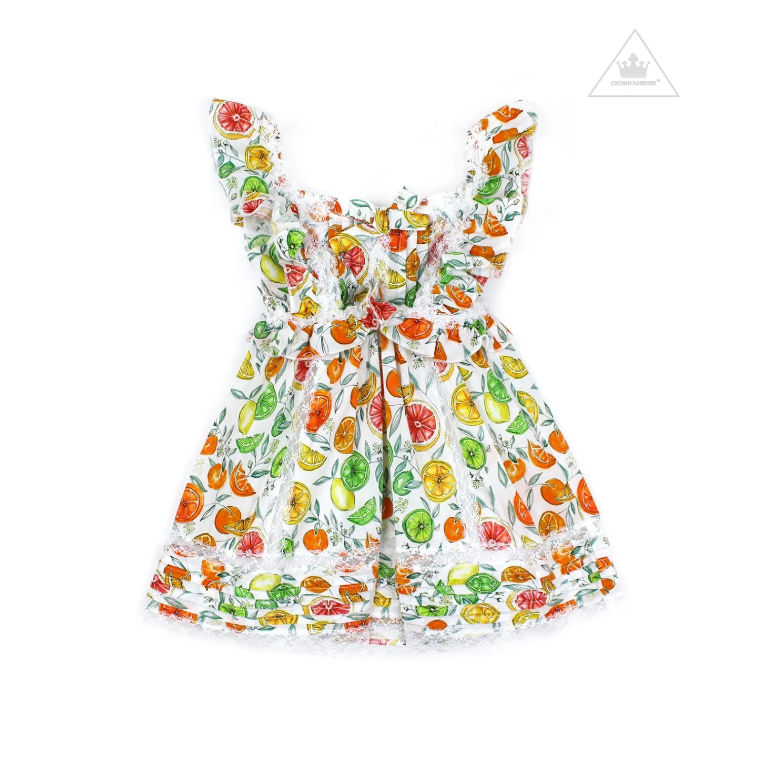 Lil Lemons By For Love And Lemons Overalls & Jumpsuits>Lil Lemons Clementine Toddler Dress Lime