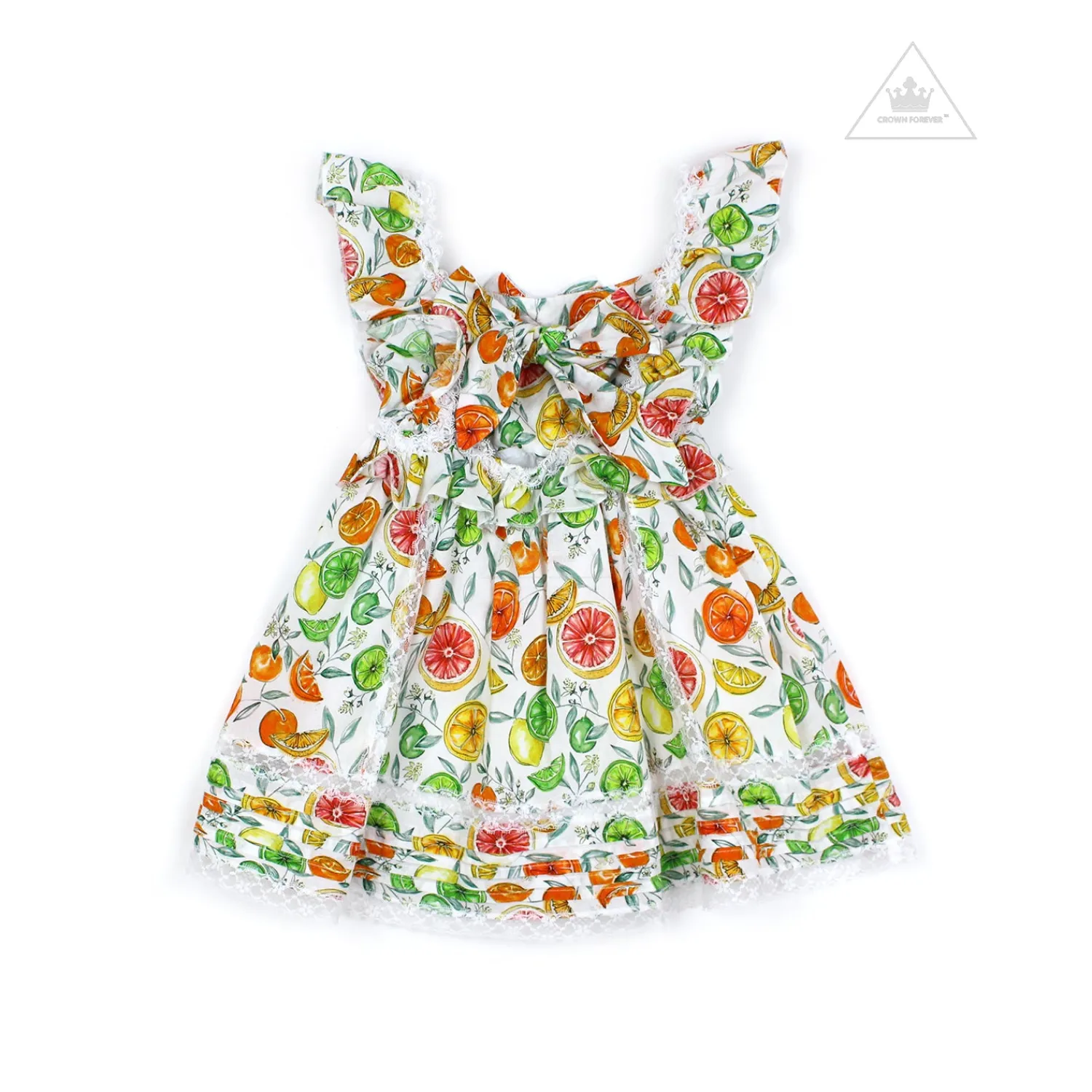 Lil Lemons By For Love And Lemons Overalls & Jumpsuits>Lil Lemons Clementine Toddler Dress Lime