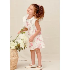 Lil Lemons By For Love And Lemons Overalls & Jumpsuits>Lil Lemons Spring Garden Overall Dress
