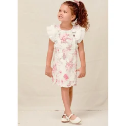 Lil Lemons By For Love And Lemons Overalls & Jumpsuits>Lil Lemons Spring Garden Overall Dress