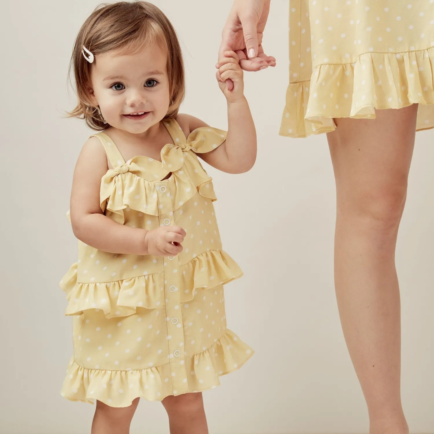 Lil Lemons By For Love And Lemons Overalls & Jumpsuits>Lil Lemons Sunshine Tiered Dress Daisy