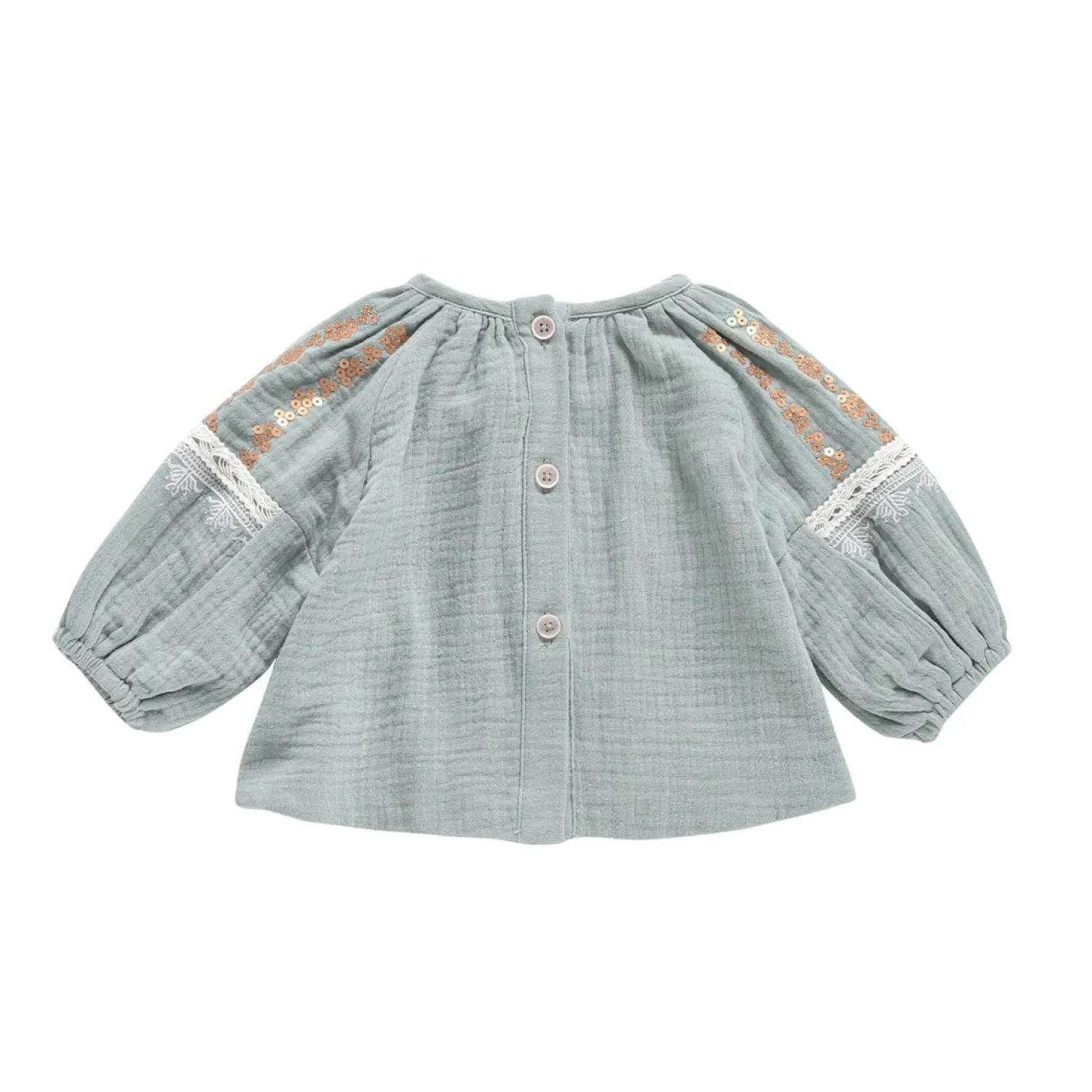 Louise Misha Skirts> Blouse Sokiov Silver Cloud