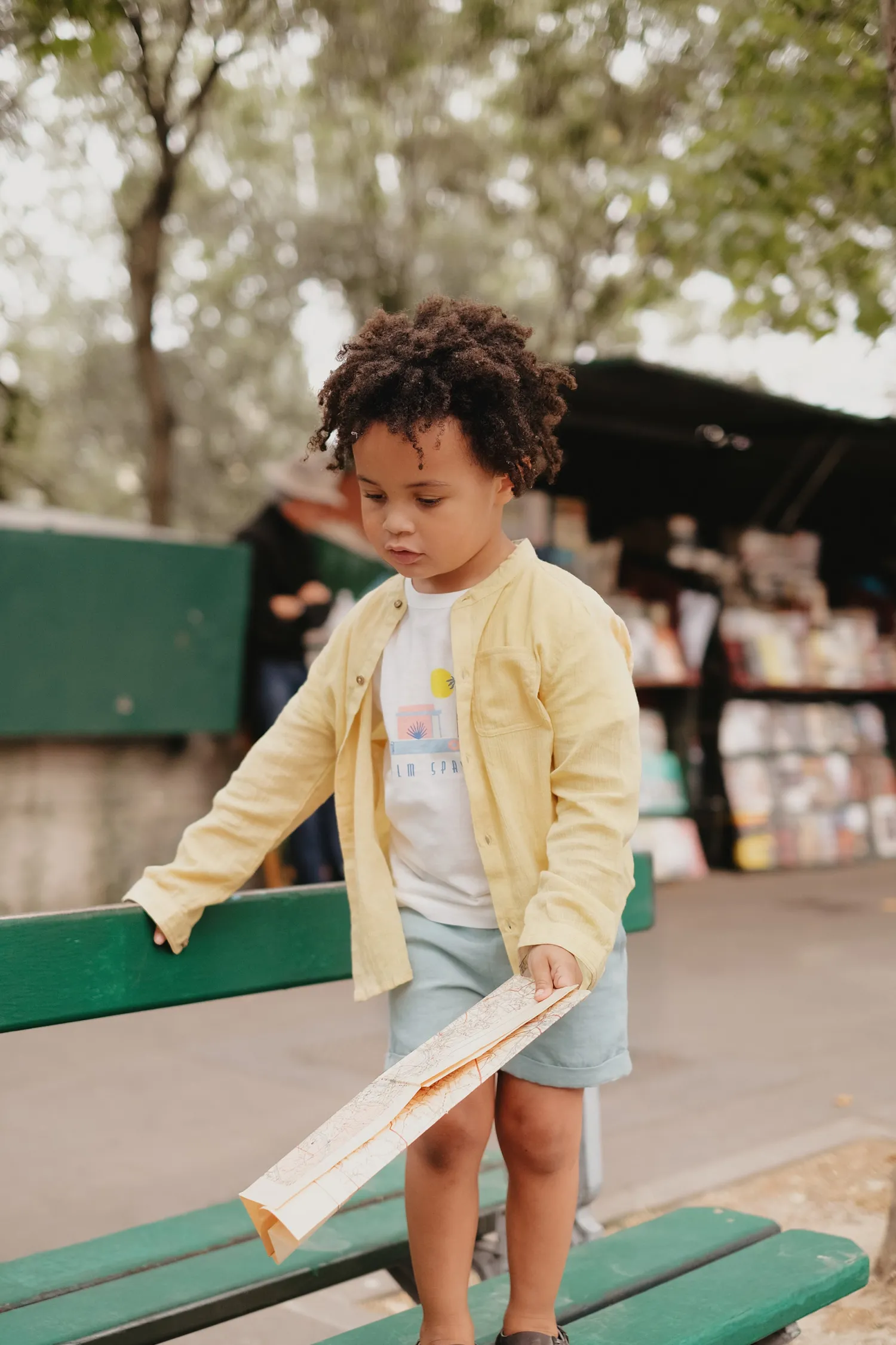 Louise Misha Long Sleeve T Shirts> Boy Tee Atayo Cream