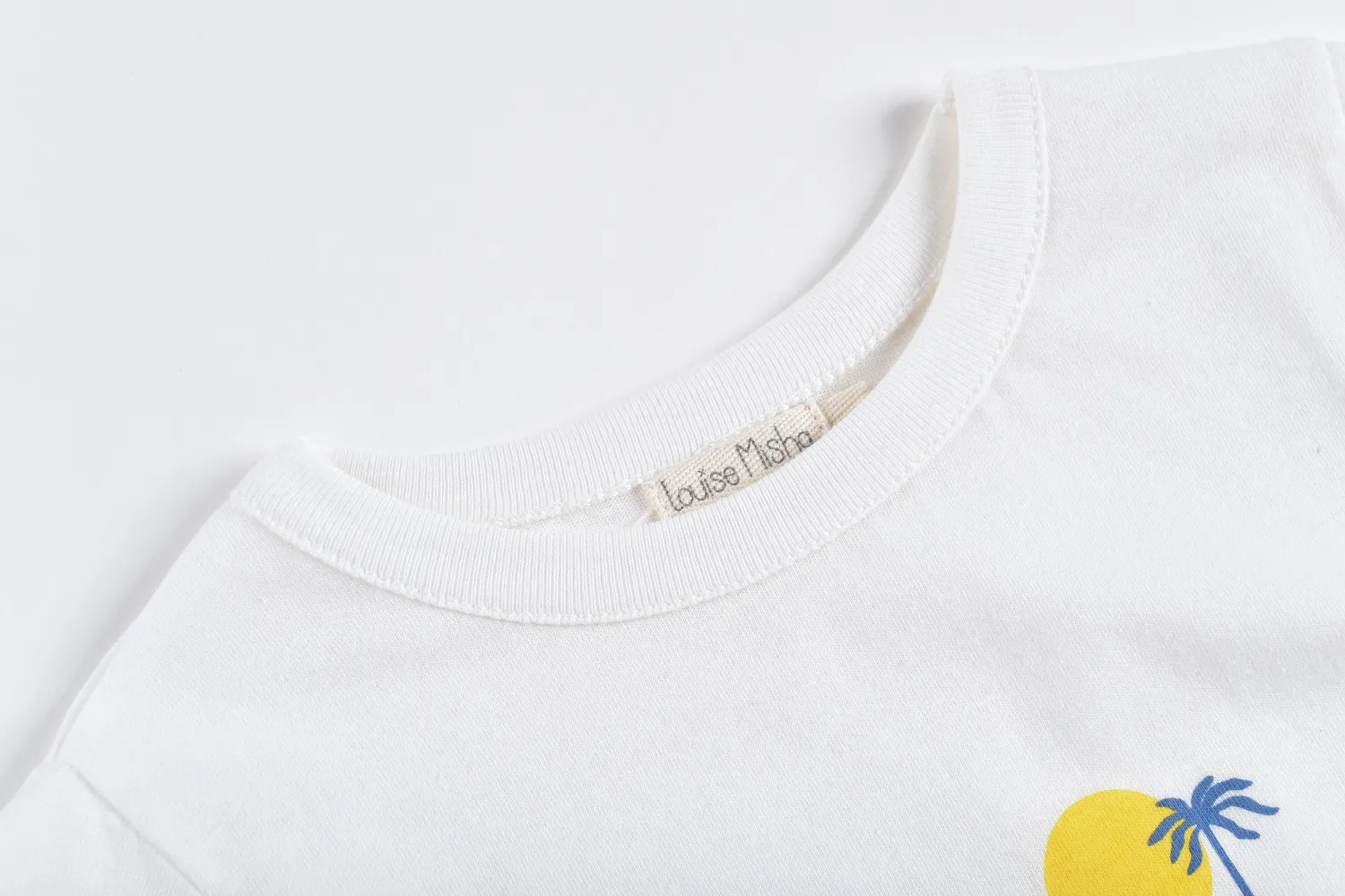 Louise Misha Long Sleeve T Shirts> Boy Tee Atayo Cream