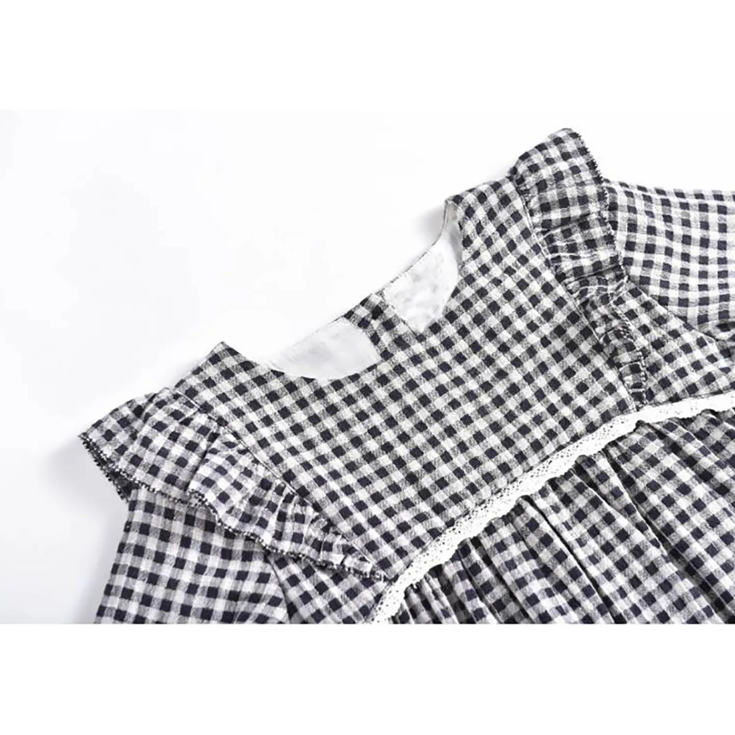 Louise Misha Overalls & Jumpsuits> Dress Alaka Black Vichy