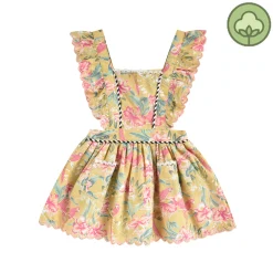 Louise Misha Overalls & Jumpsuits> Dress Mistinguette Soft Honey Parrots