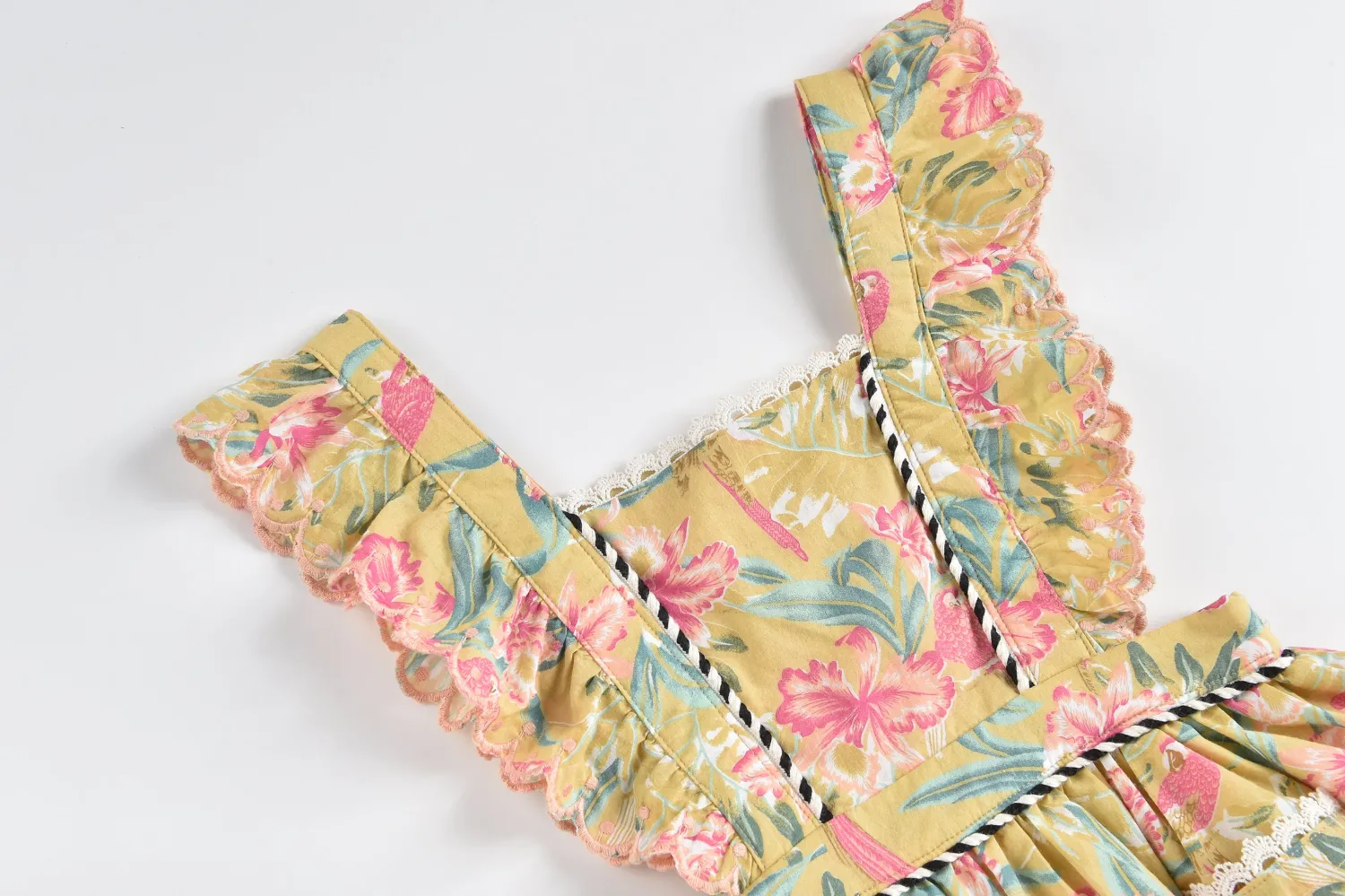Louise Misha Overalls & Jumpsuits> Dress Mistinguette Soft Honey Parrots