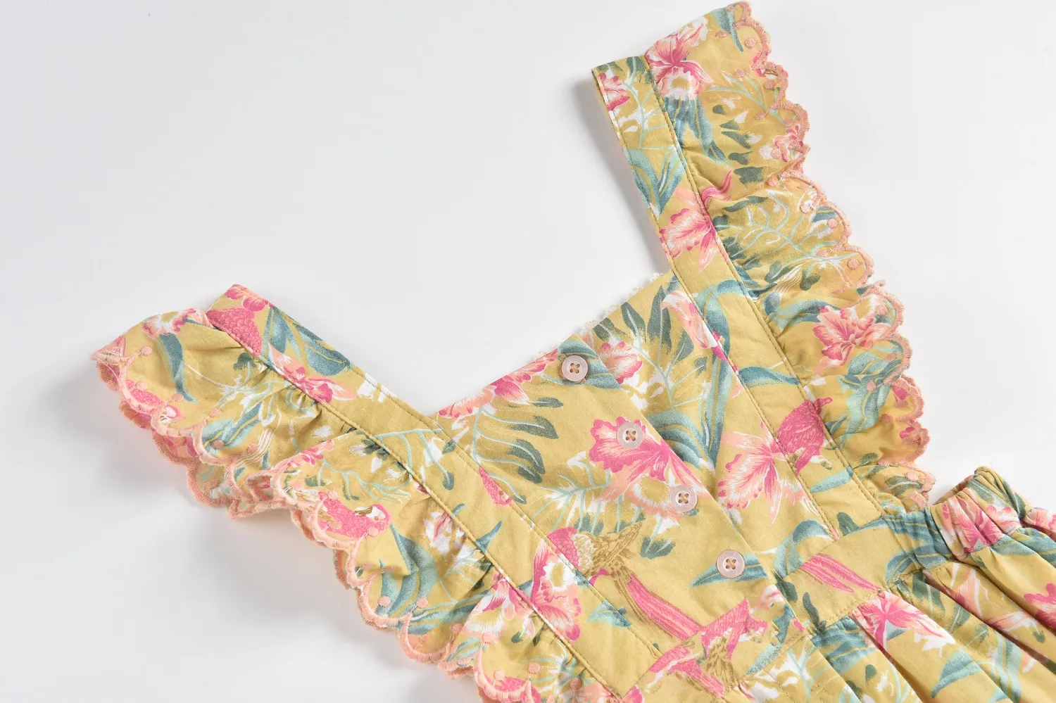 Louise Misha Overalls & Jumpsuits> Dress Mistinguette Soft Honey Parrots
