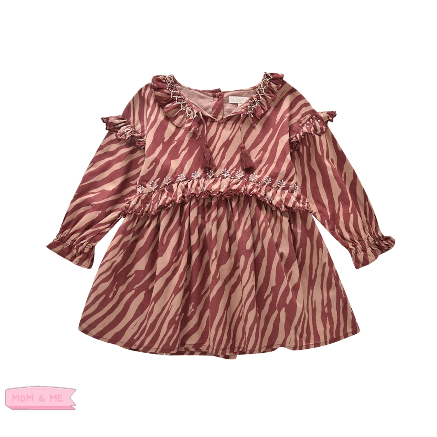 Louise Misha Overalls & Jumpsuits> Eforie Dress Sienna Brush Stripes