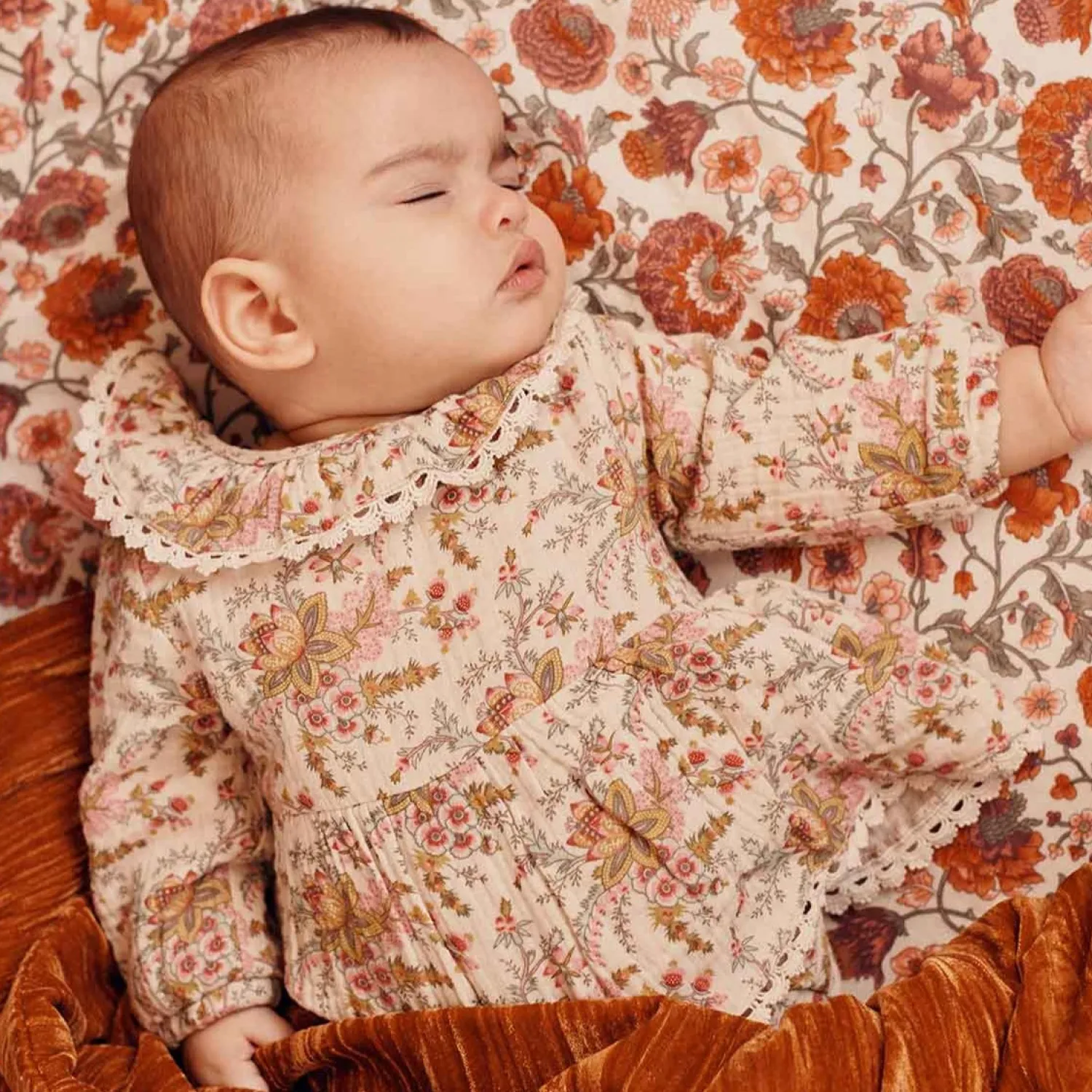 Louise Misha Rompers> Ghilena Rompers Cream French Flowers