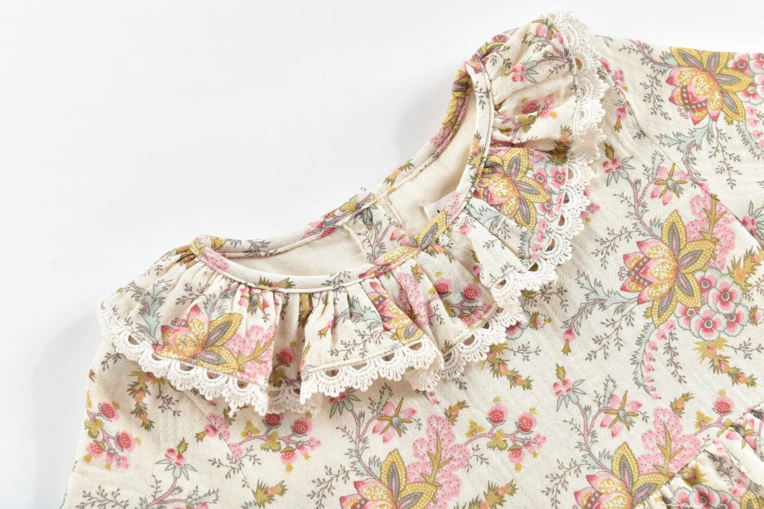 Louise Misha Rompers> Ghilena Rompers Cream French Flowers