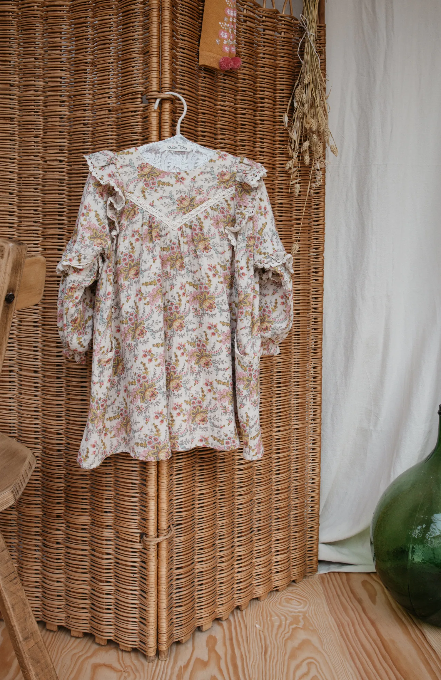 Louise Misha Overalls & Jumpsuits> Lara Dress Cream French Flowers