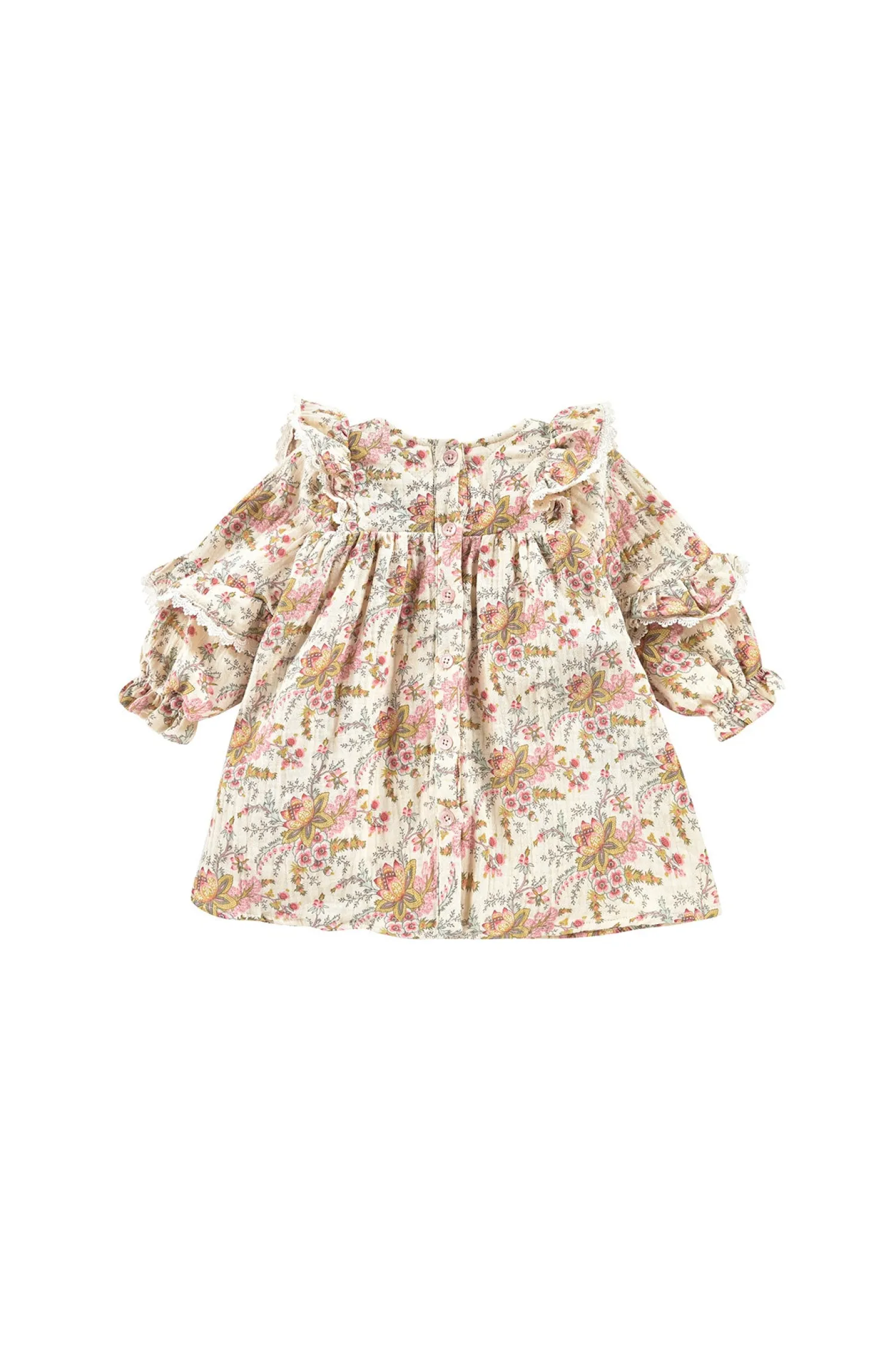 Louise Misha Overalls & Jumpsuits> Lara Dress Cream French Flowers