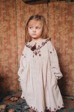 Louise Misha Overalls & Jumpsuits> Leonise Dress Cream Check