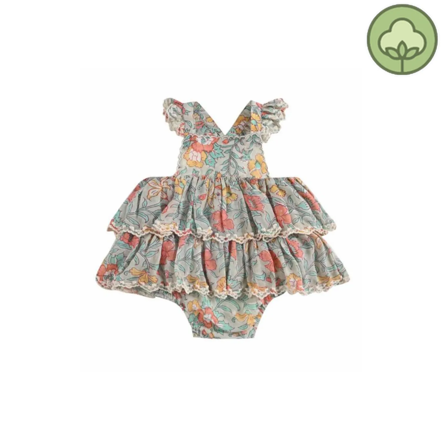 Louise Misha Rompers> Salome Romper Water Flowers