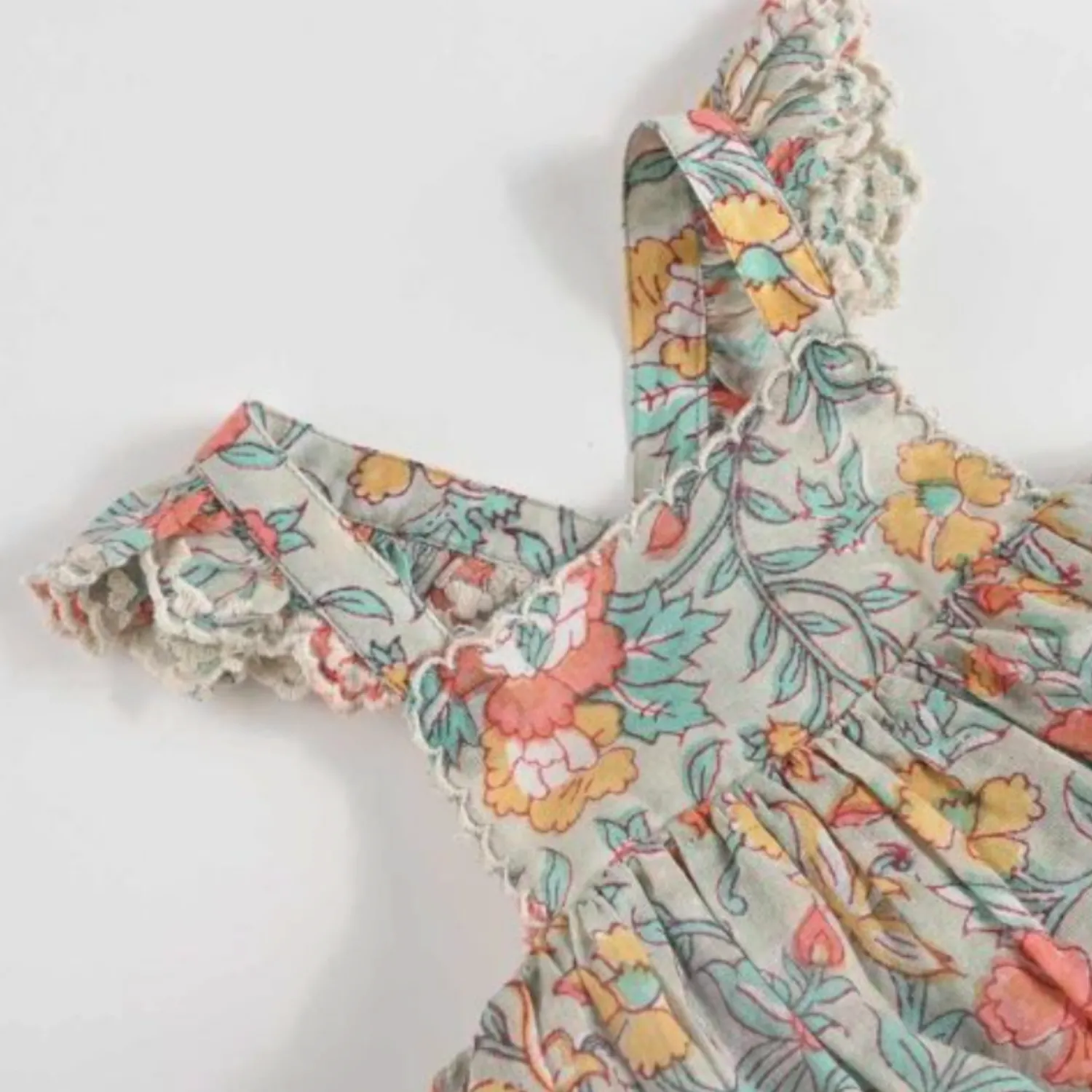 Louise Misha Rompers> Salome Romper Water Flowers