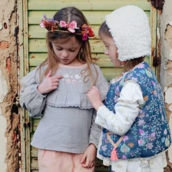 Louise Misha Skirts> Top Nagyka Light Grey Blouse