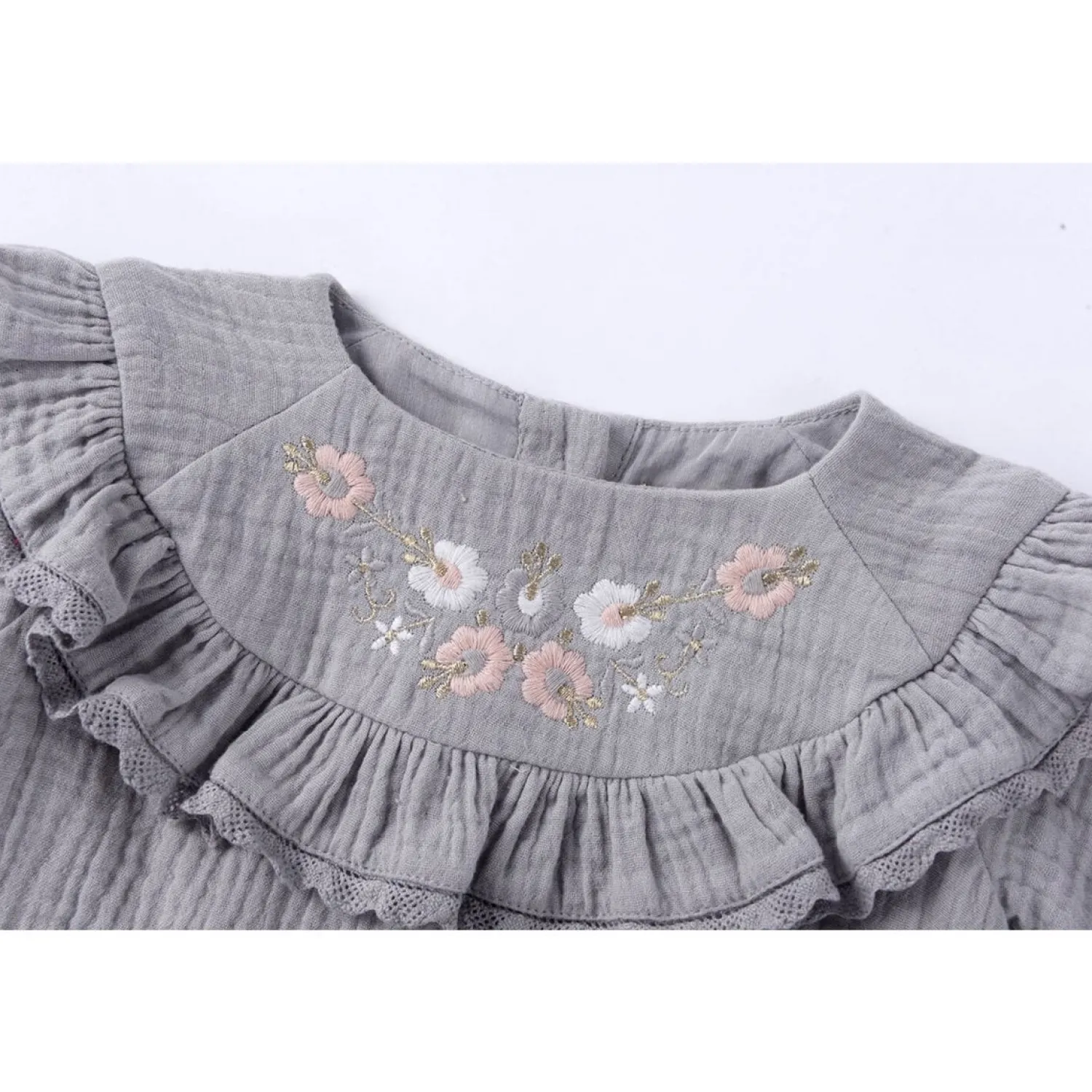 Louise Misha Skirts> Top Nagyka Light Grey Blouse