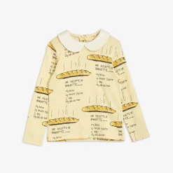 Mini Rodini Blouses> Baguette Aop Ls Collar Tee