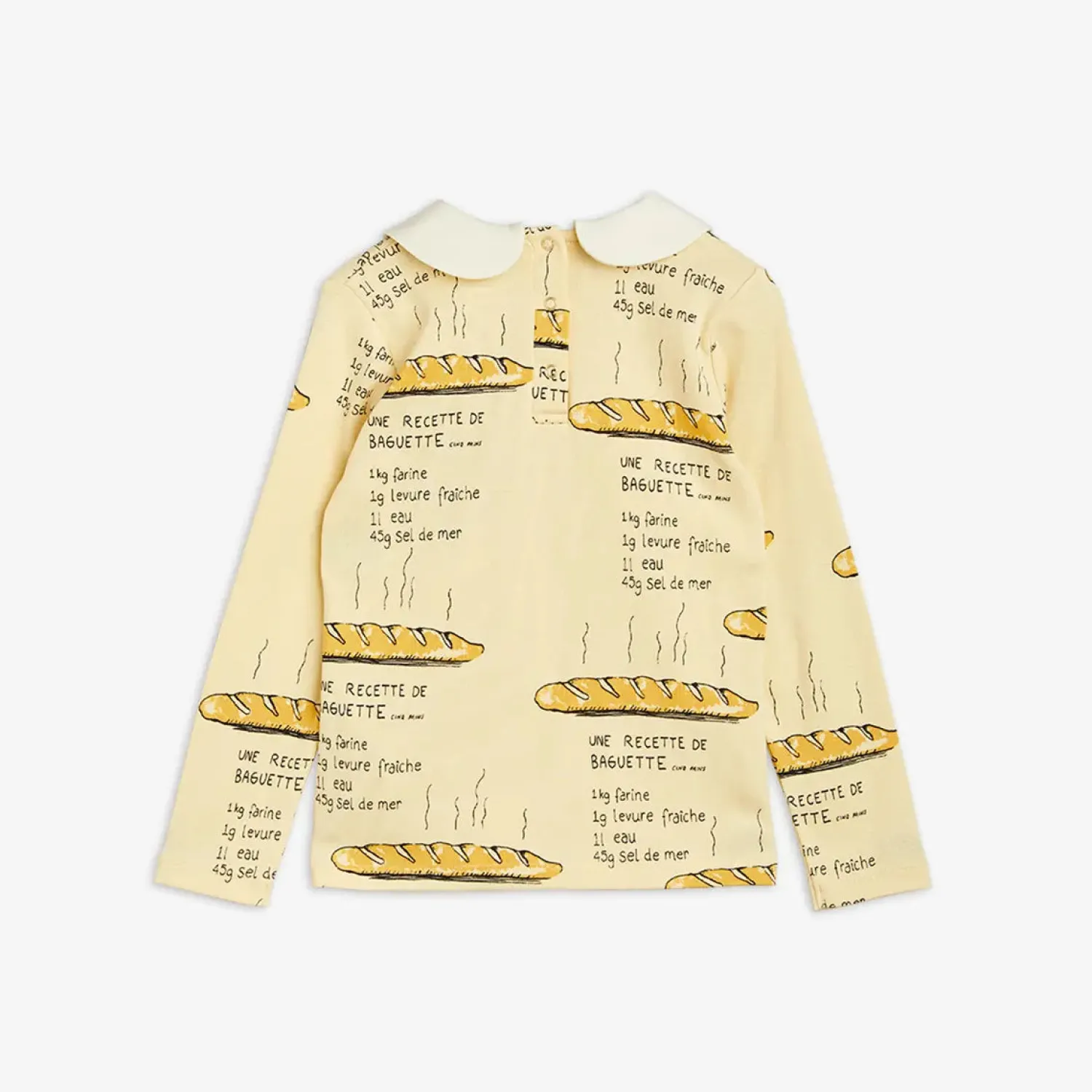 Mini Rodini Blouses> Baguette Aop Ls Collar Tee